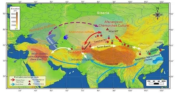 早期文明交流的草原之路新证据：阿尔泰山地5200年小麦和青稞