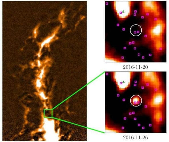 天文学家发现猎户座大星云中的年轻恒星JW 566的耀斑亮度超过太阳耀斑10亿倍