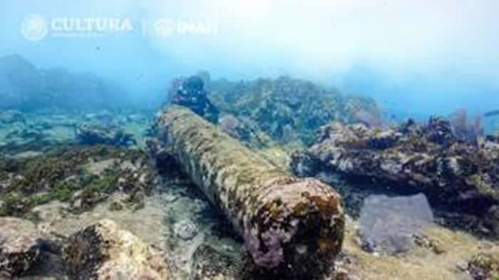 墨西哥加勒比海沿岸地区钦乔罗浅滩附近发现一艘200年前的沉船