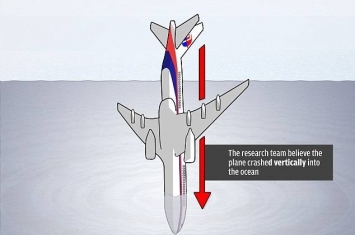 马航MH370或垂直90度入印度洋令机身保持完整