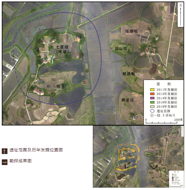 湖南华容七星墩遗址发现“外圆内方”双城结构史前城址