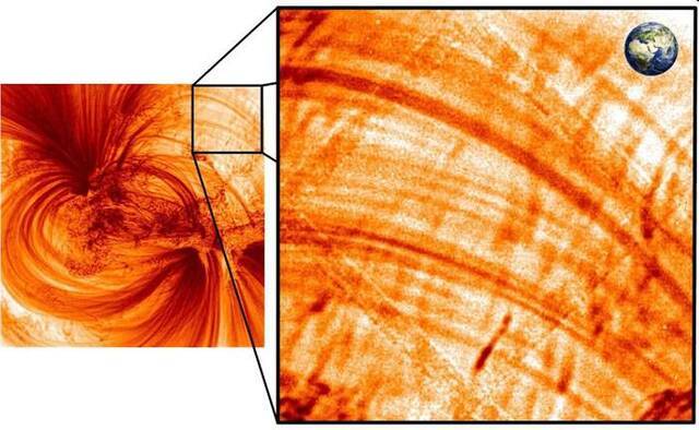 高分辨率太阳图像显示从未见过的“难以置信的细小磁场线”