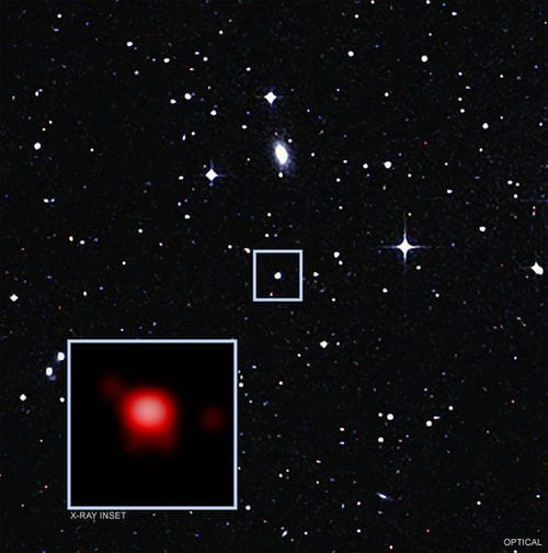 距离地球约2.5亿光年处GSN 069星系超大质量黑洞 一日吃三餐每餐吸4个月球