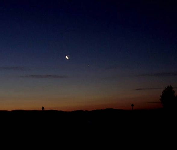 2019年6月18日水星合火星