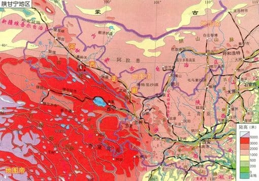 不教胡马度阴山中阴山指的是哪里?阴山山脉地图介绍